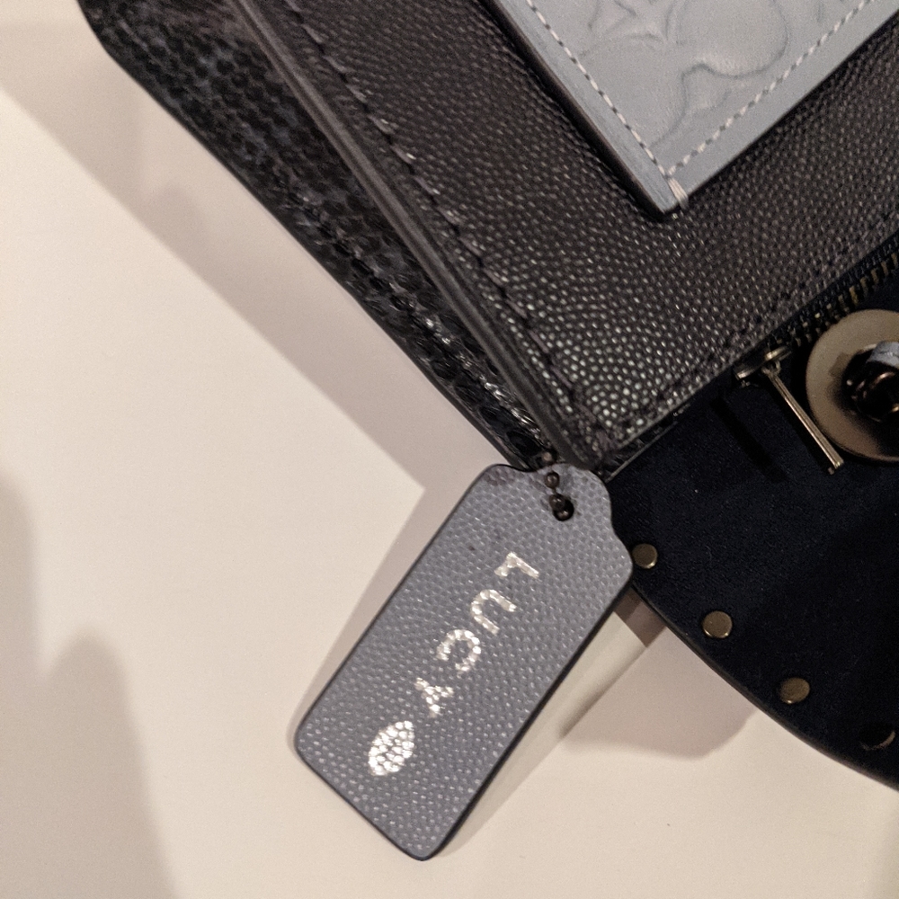 Coach Parker In Signature Leather With Rivets - Picture 9 of 11